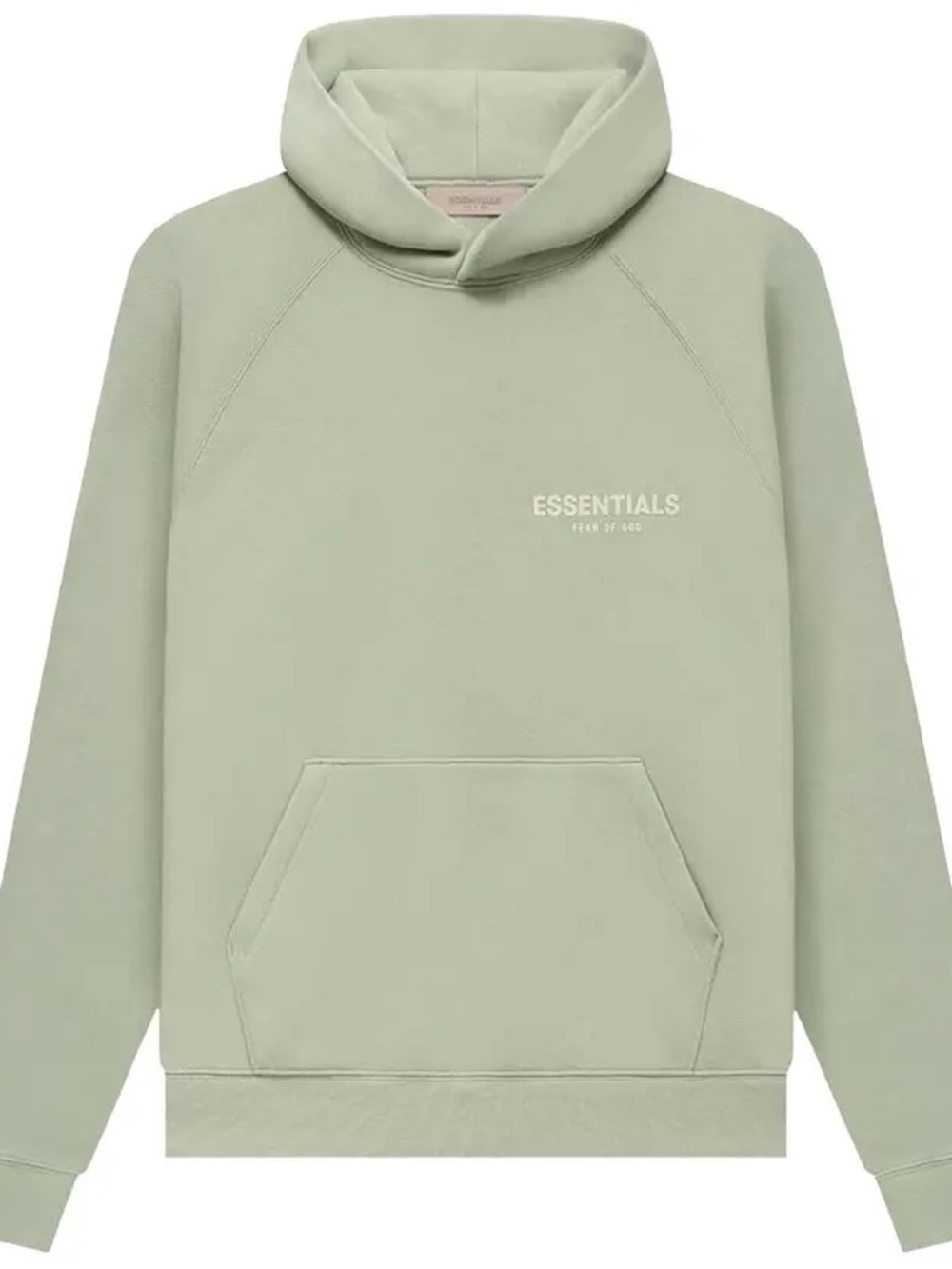 Fear of God Essentials hoodie in sage/seafoam green
